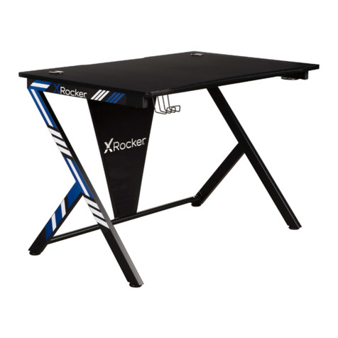 XROCKER Ocelot Gaming Desk User manual