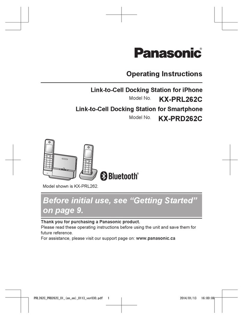 Panasonic KX-PRL262C operating instructions