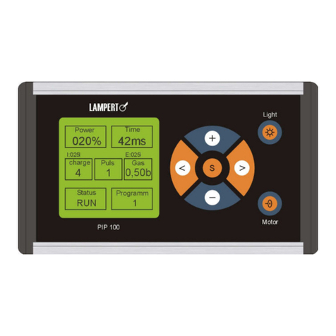 Lampert PIP 100 operating instructions