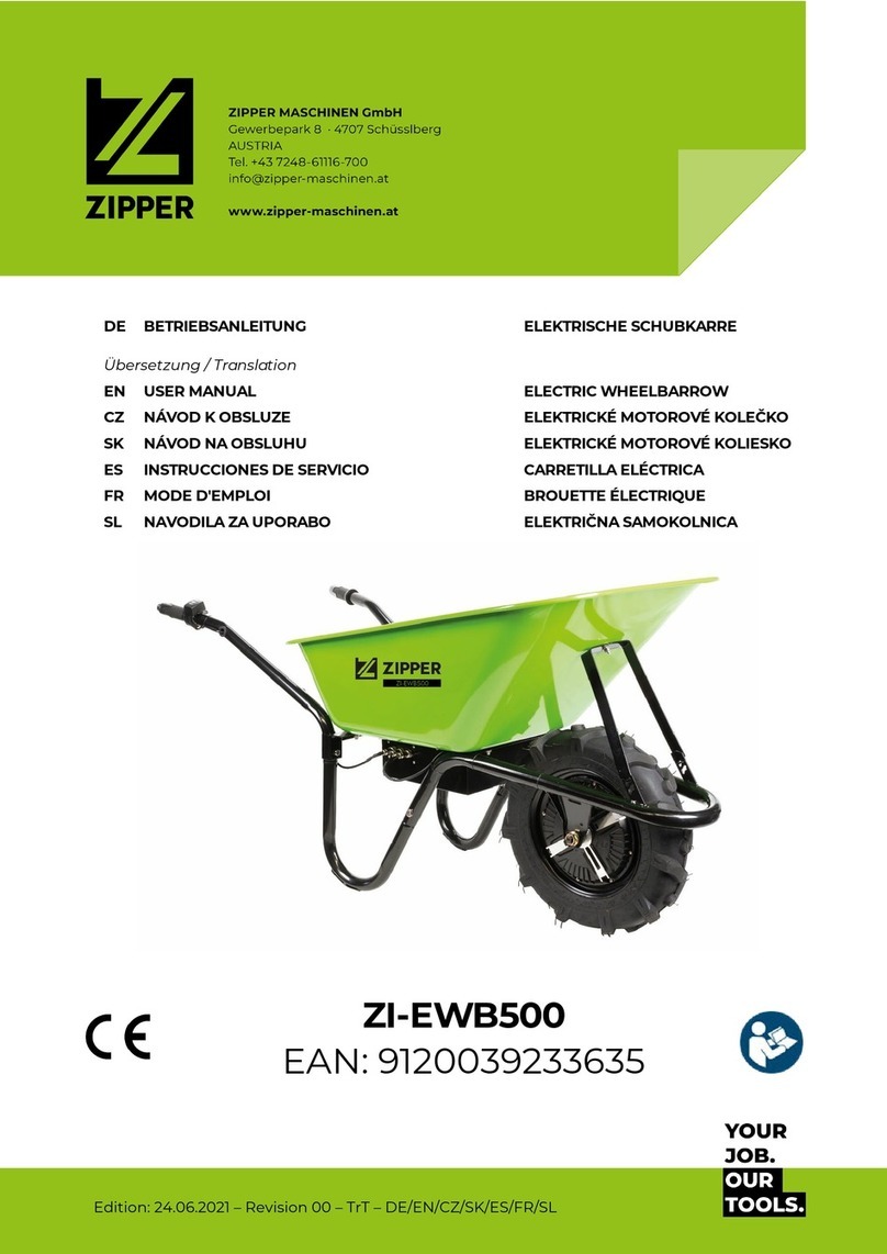 Zipper Mowers ZI-EWB500 User manual