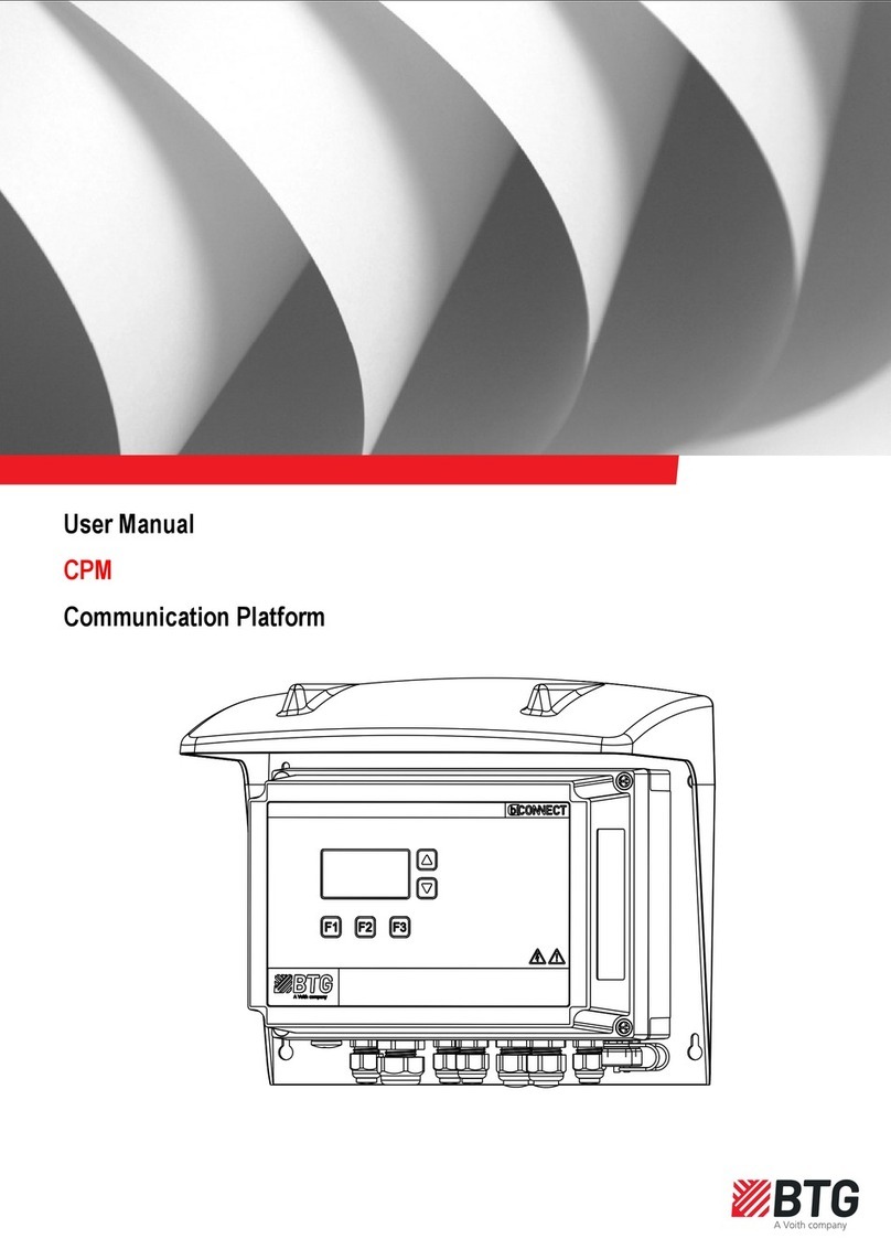Voith BTG CPM-1300 user manual
