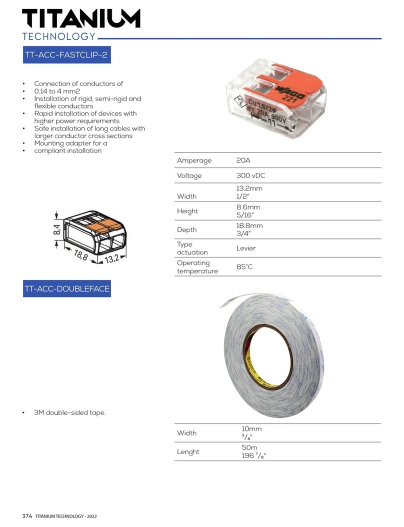 Titanium TT-ACC-FASTCLIP-2 User manual