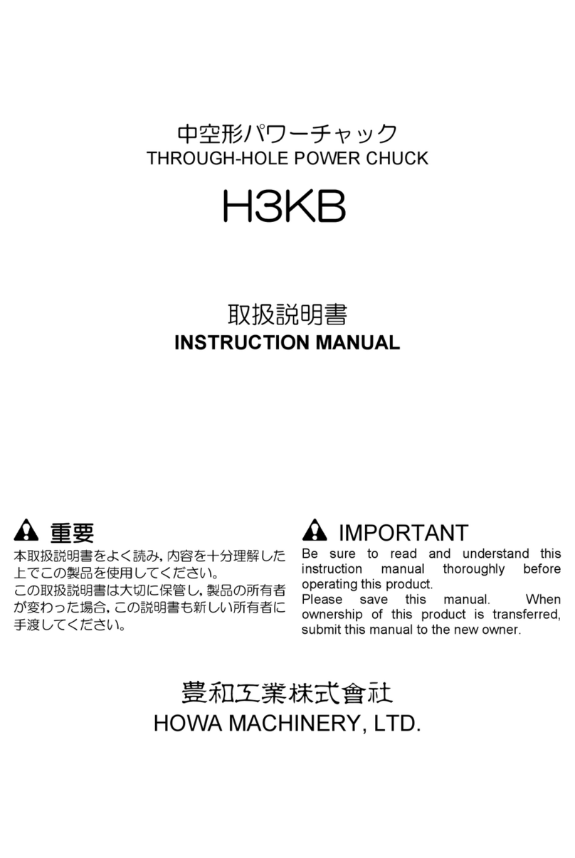 HOWA MACHINERY H3KB instruction manual