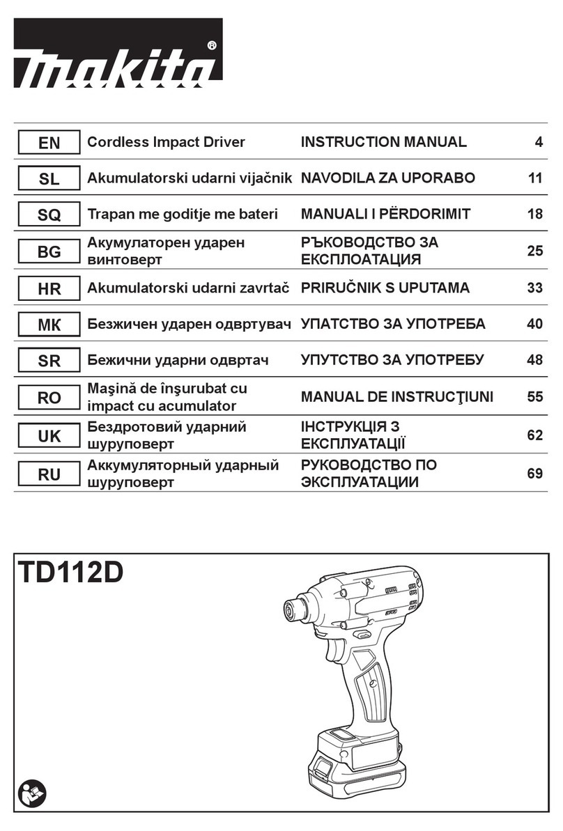 Makita TD112DZ User manual