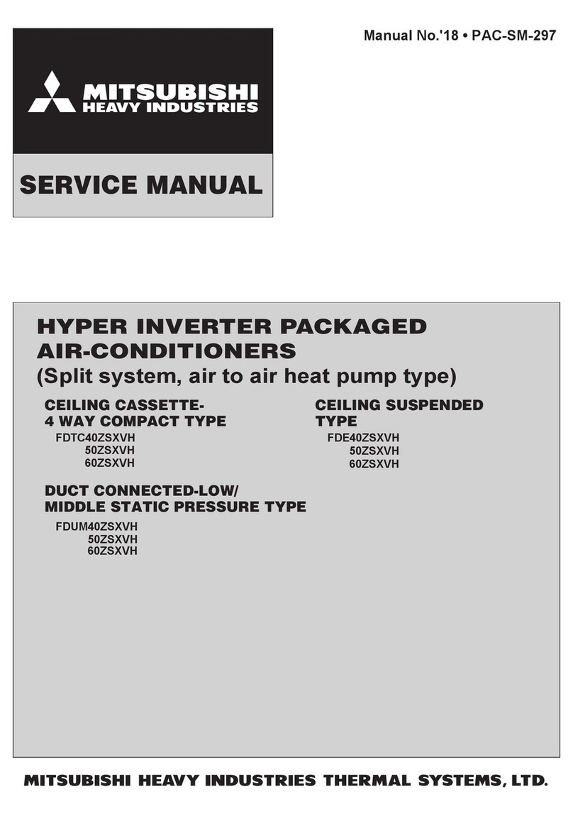 Mitsubishi Heavy Industries FDTC40ZSXVH Service manual Mitsubishi Heavy Industries FDTC40ZSXVH Service manual