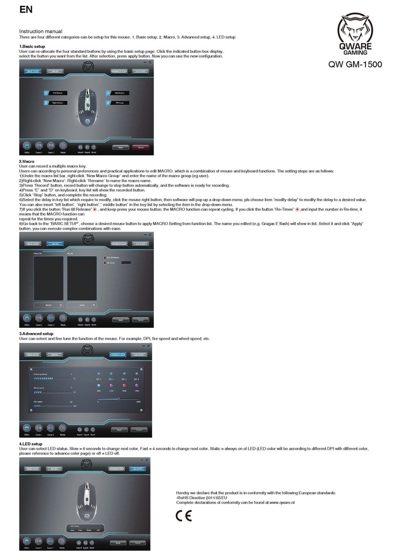 Qware QW GM-1500 instruction manual
