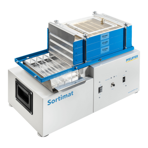 Pfeuffer Sortimat K3 operating instructions
