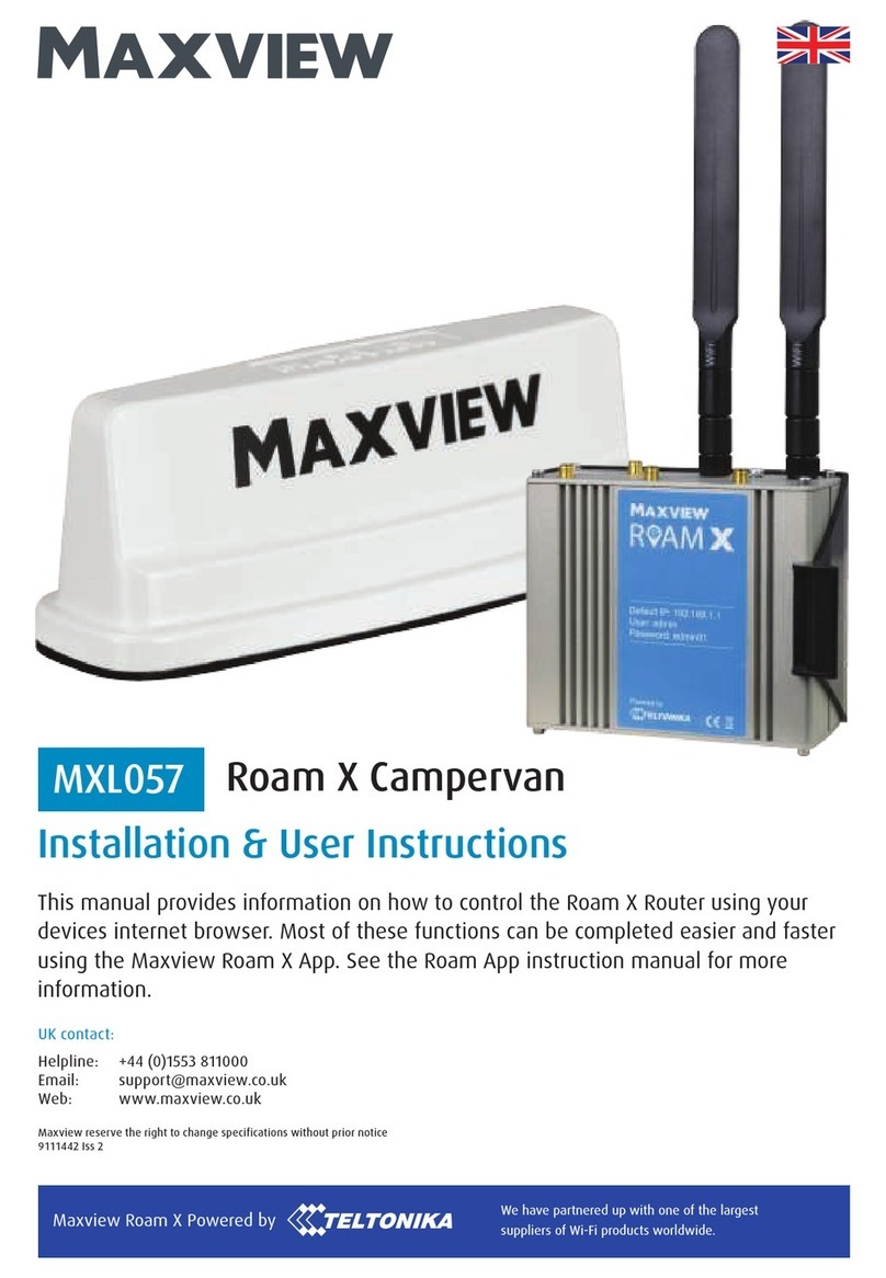 Maxview Roam X Campervan Assembly Instructions