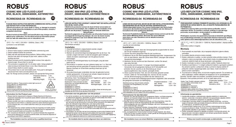 Robus RCM9030AS-04 User manual