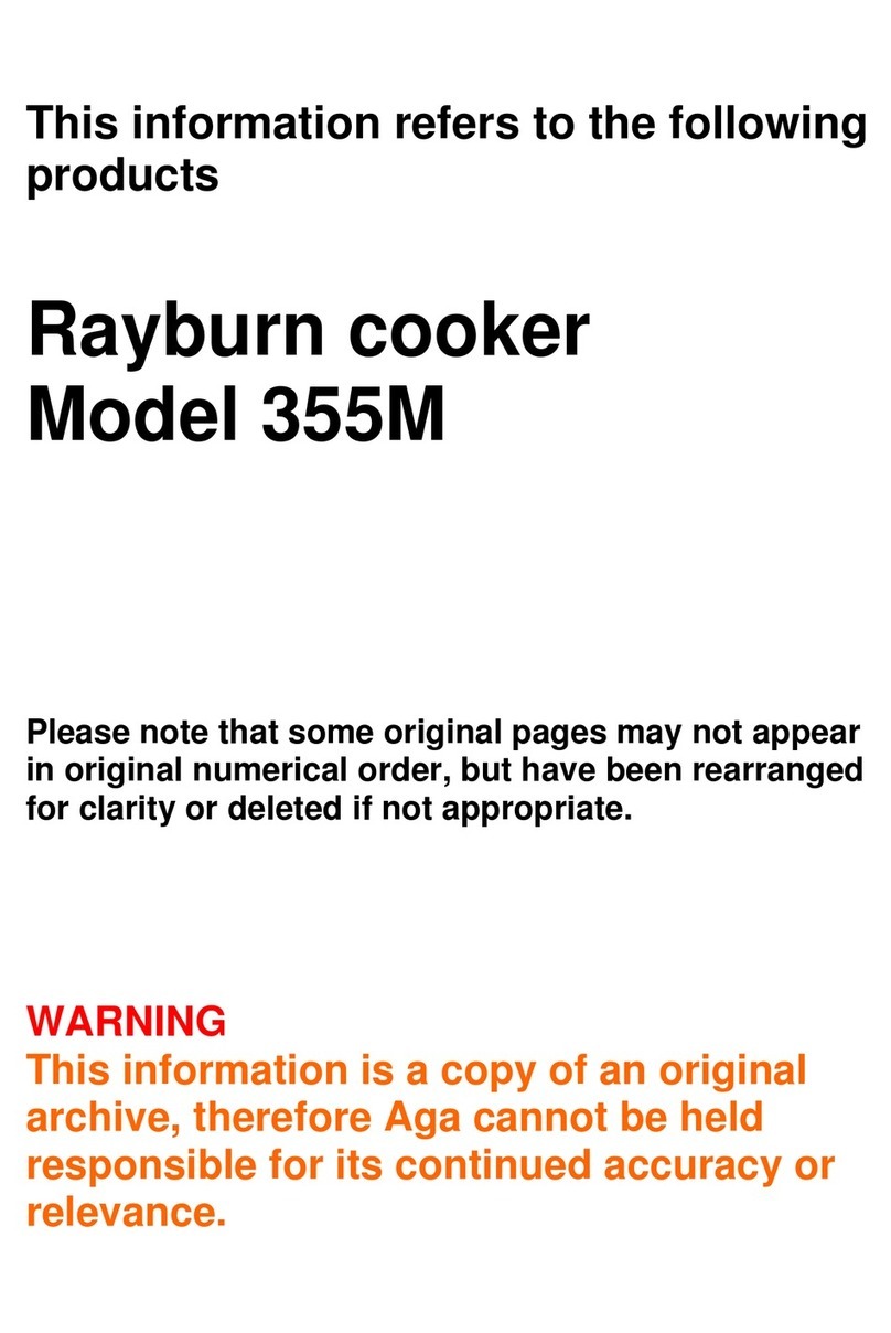 Rayburn Heatranger 8150M User manual