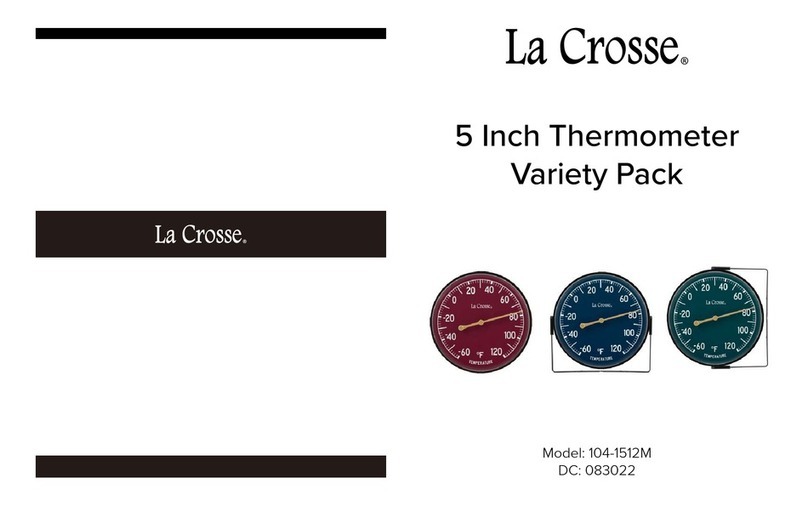 La Crosse 104-1512M quick start guide