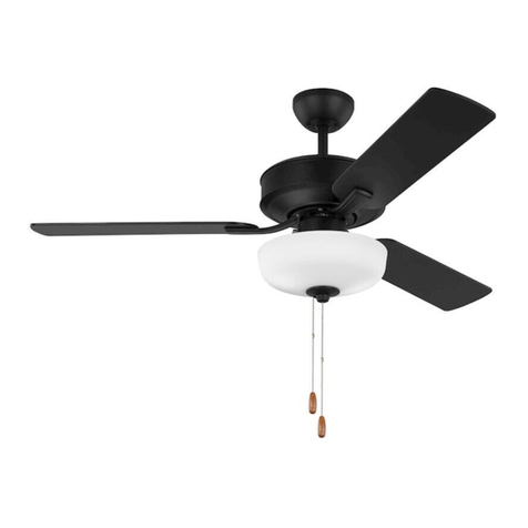 Monte Carlo Fan Company Linden 3LD48 D Series Instruction manual