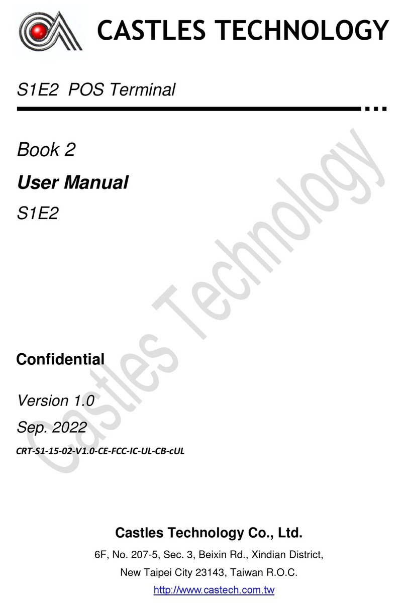 Castles Technology S1E2 User manual