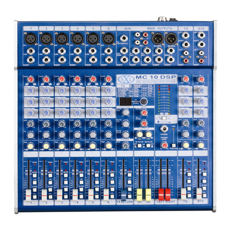 XXL MC6DSP Quick reference manual