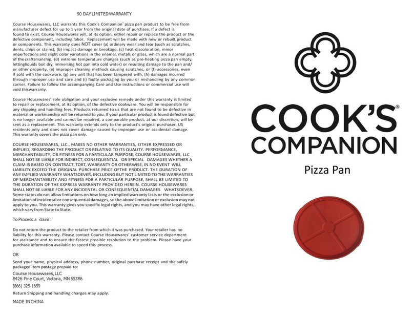 Cook's Companion B409304 manual