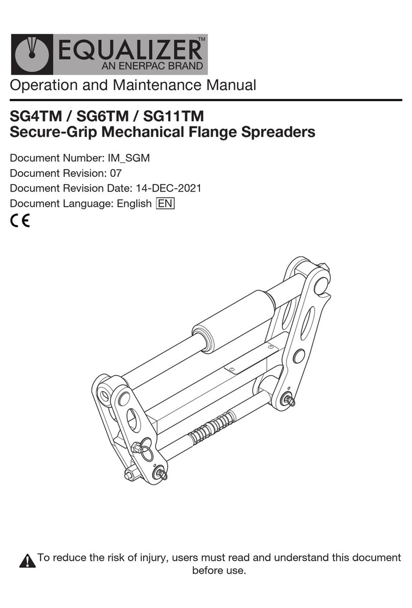 Equalizer SG4TM Operation and maintenance manual Equalizer SG4TM Operation and maintenance manual
