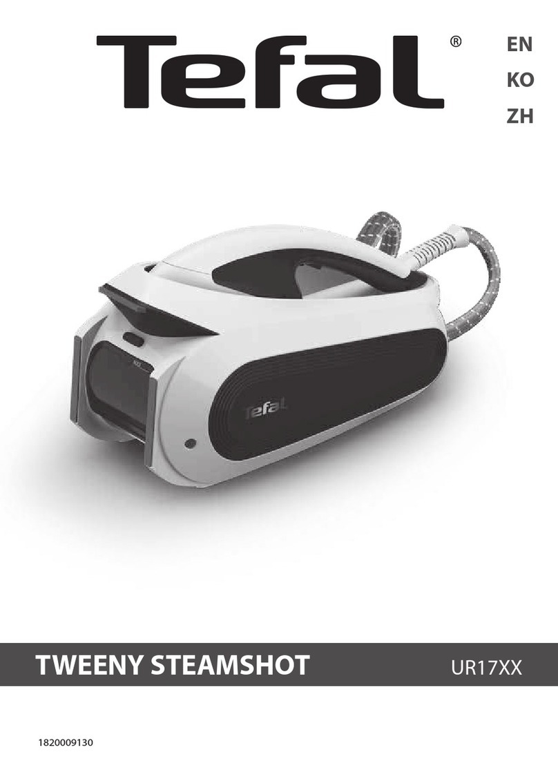 TEFAL TWEENY STEAMSHOT UR17 Series User manual