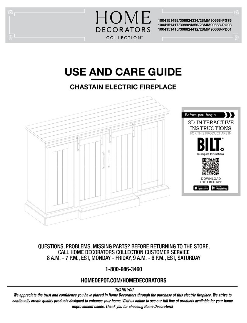 Home Decorators Collection CHASTAIN 1004151498 User manual