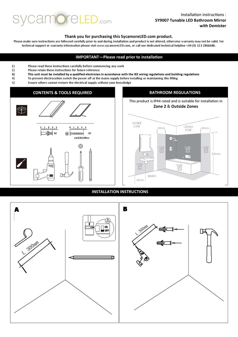 Sycamore SY9007 installation instructions