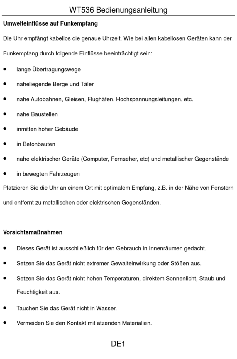 Technoline WT536 User manual