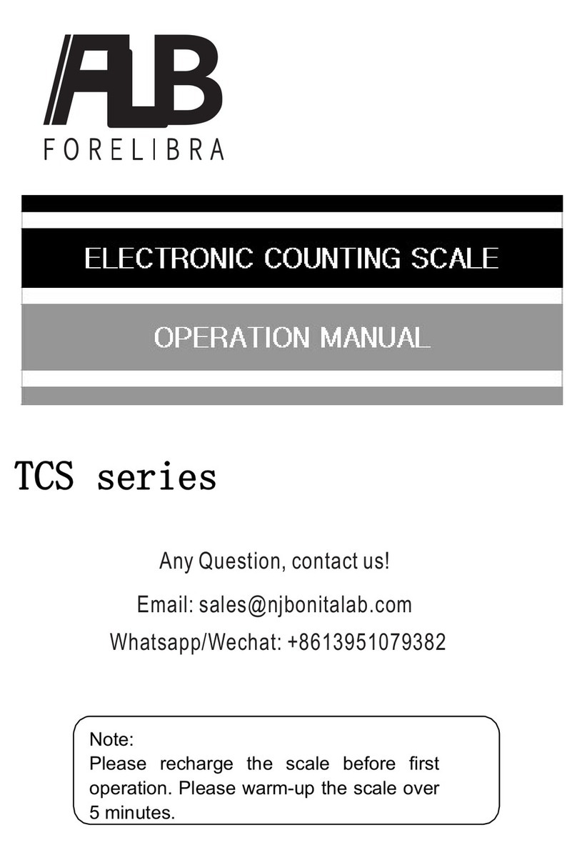 FORELIBRA TCS Series Operation manual