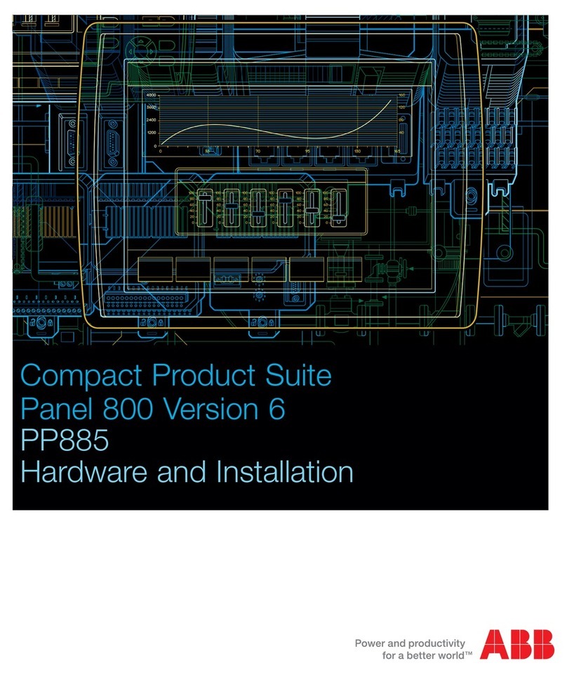 ABB PP885M Hardware and installation guide