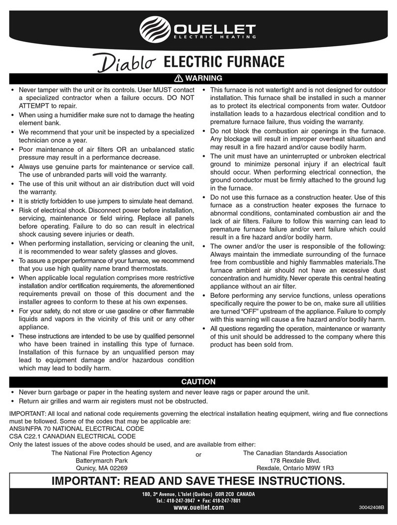Ouellet Diablo OFR Series User manual