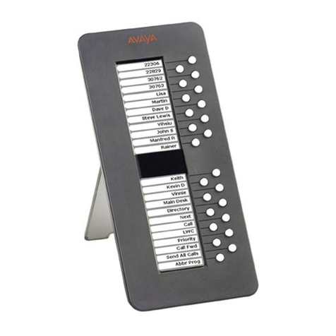 Avaya one-X Deskphone SBM24 Reference manual Avaya one-X Deskphone SBM24 Reference manual