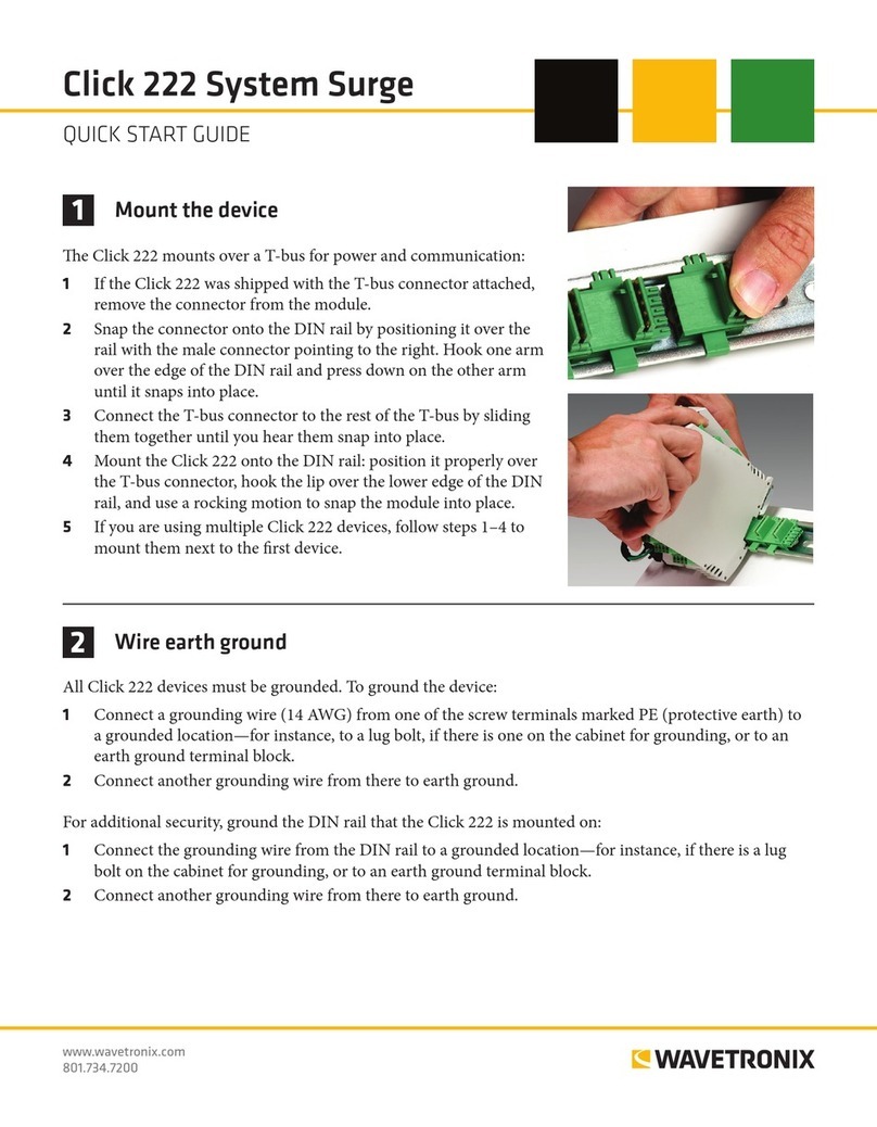 Wavetronix Click 222 quick start guide