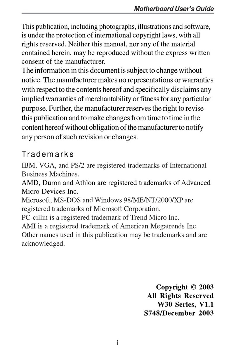 PCchips Tidalwave W30 user guide