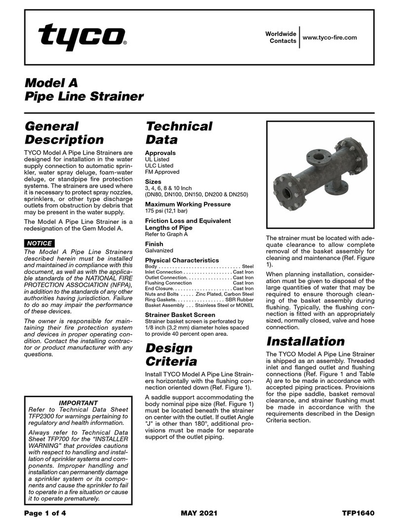 Tyco A User manual