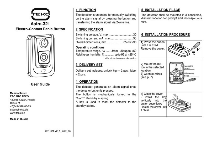 teko User guide user guide