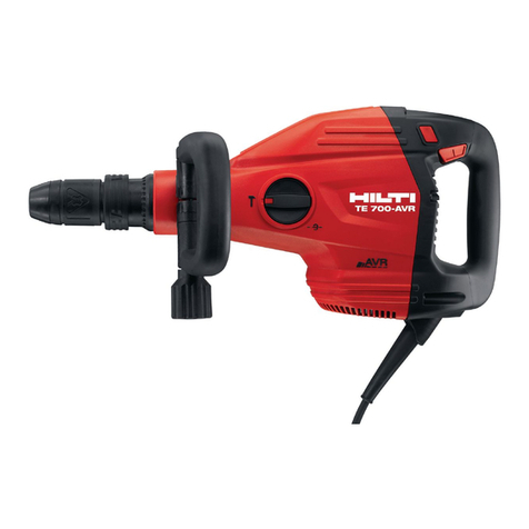 Hilti TE 700-AVR user manual