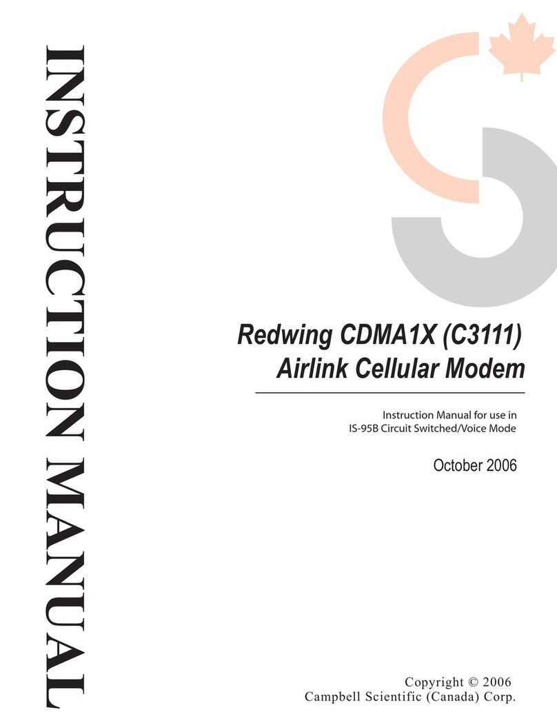 Campbell Redwing CDMA1X instruction manual