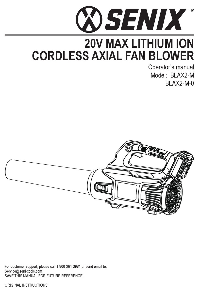 Senix BLAX2-M User manual