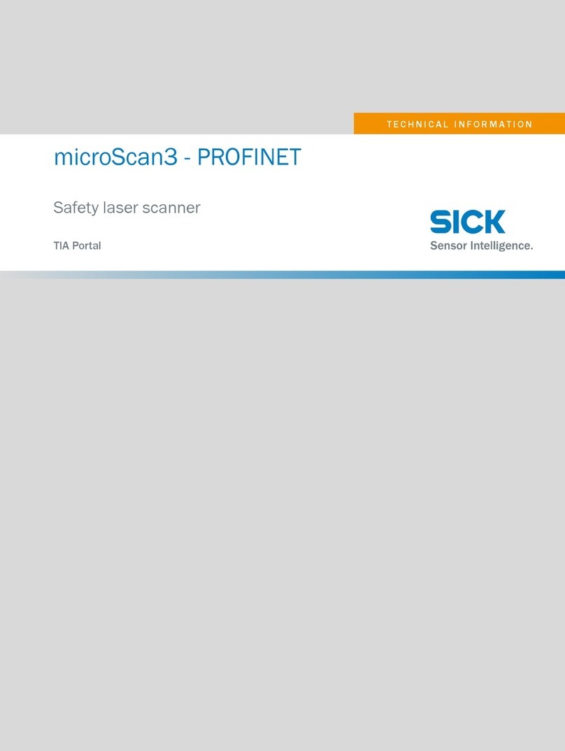 SICK microScan3 - PROFINET Manual