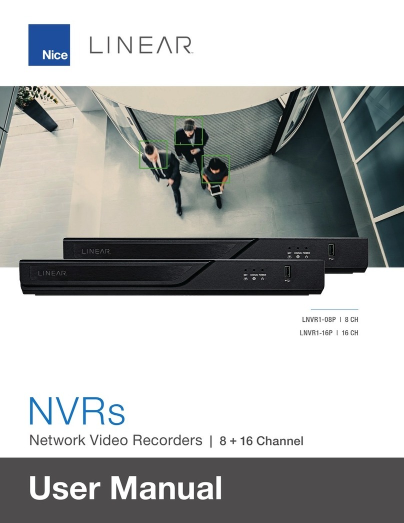 Nice Linear LNVR1-08P user manual