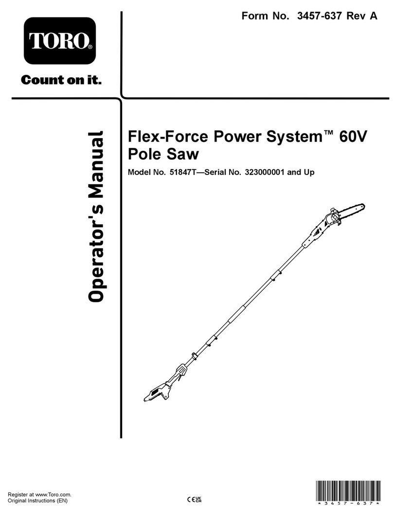 Toro Flex-Force Power System 51847T Operator's manual Toro Flex-Force Power System 51847T Operator's manual