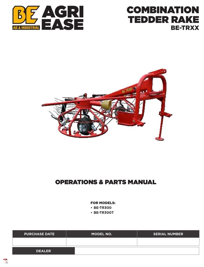 BE Ag & Industrial AGRI EASE BE-TR Series Operations & parts manual