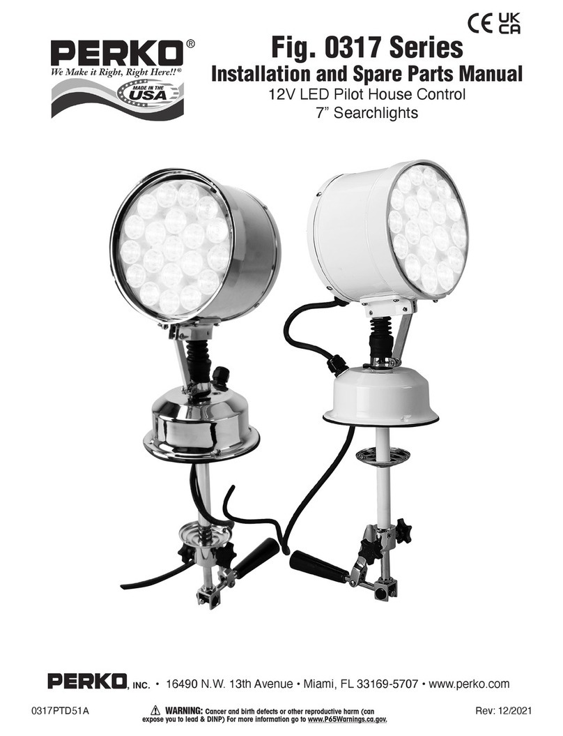 Perko 0317 Series installation manual