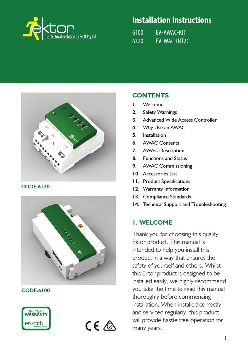 ektor EV-AWAC-KIT User manual