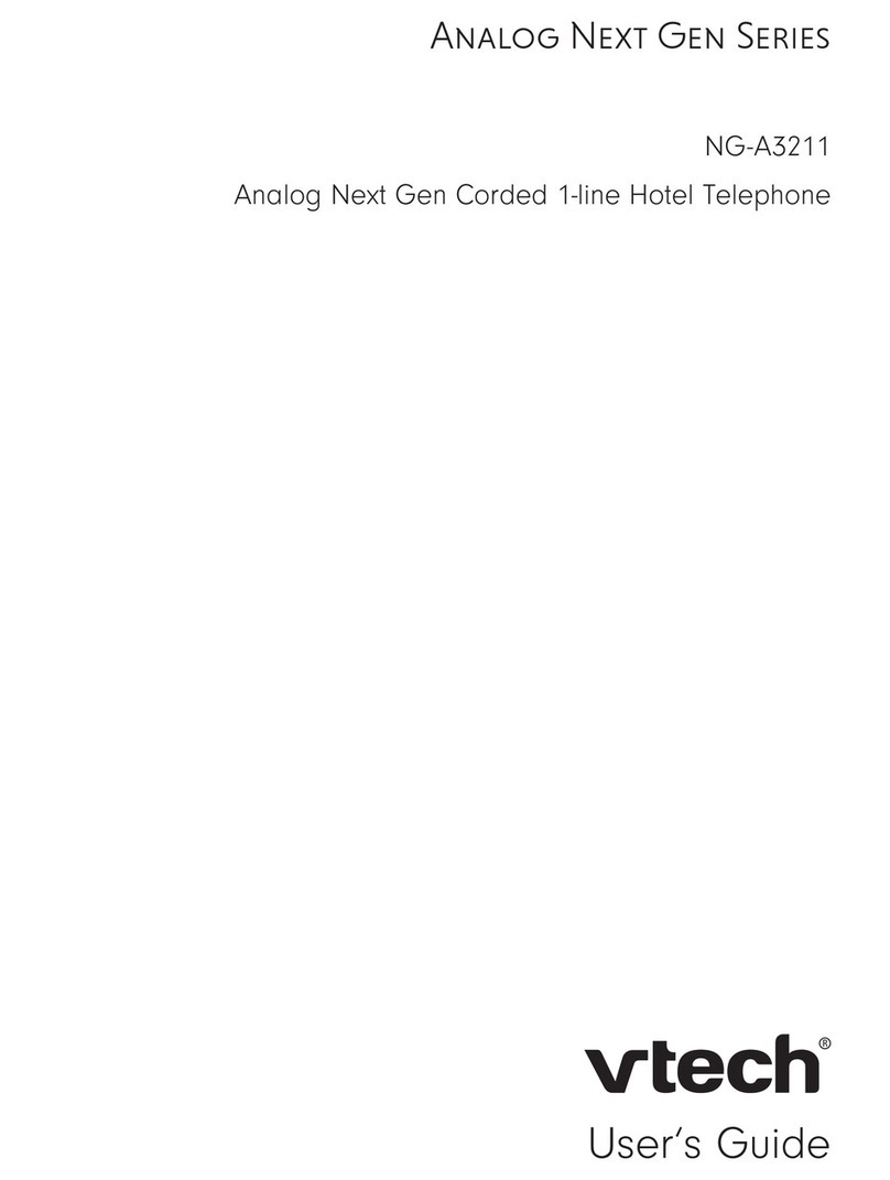 V-tech Analog Next Gen Series user guide