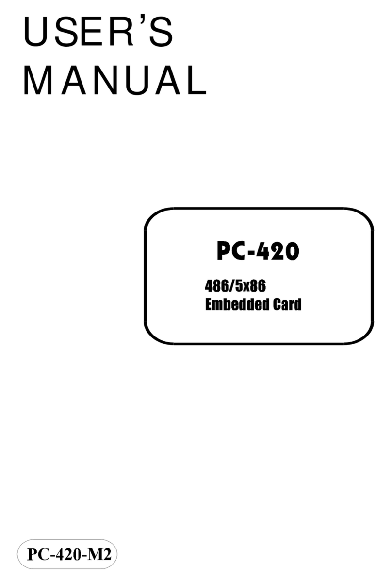 protech PC-420 user manual