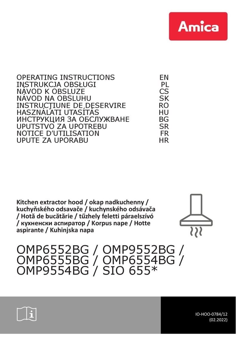 Amica SIO 655 Series User manual