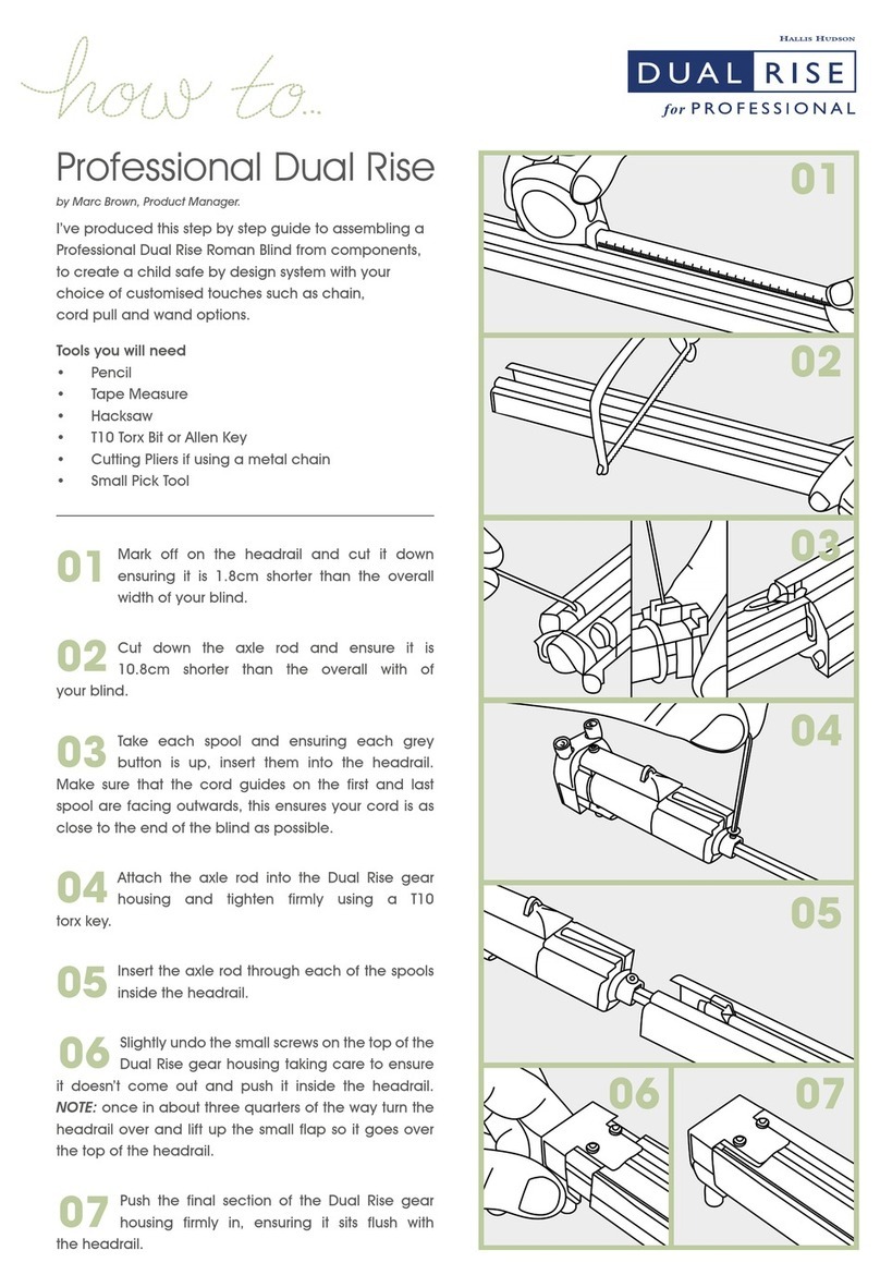 Hallis Hudson Professional Dual Rise Assembly instructions