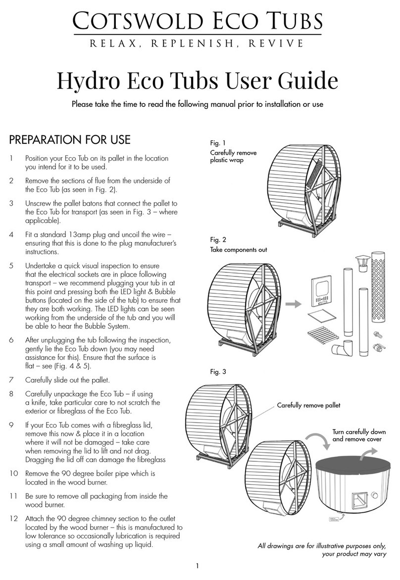 COTSWOLD Hydro Eco Tub user guide