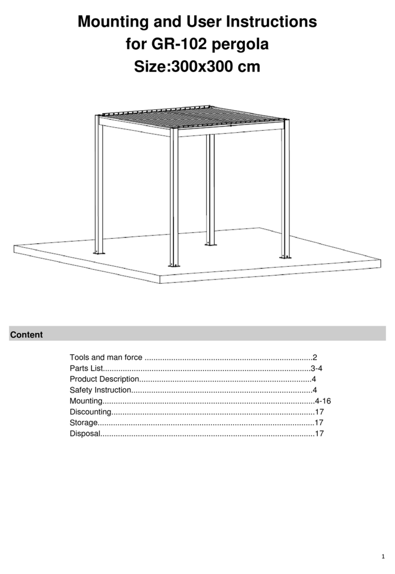 Metalcraft GR-102 Mounting and user instructions