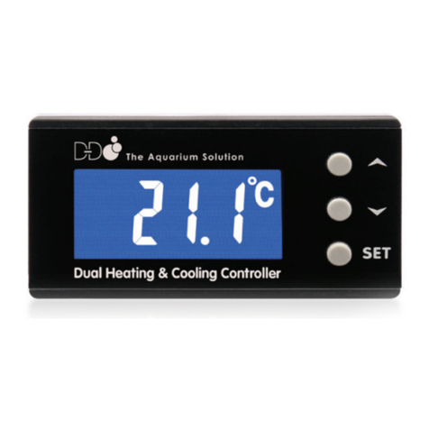 D-D The Aquarium Solution DUAL HEATING & COOLING CONTROLLER Specification sheet