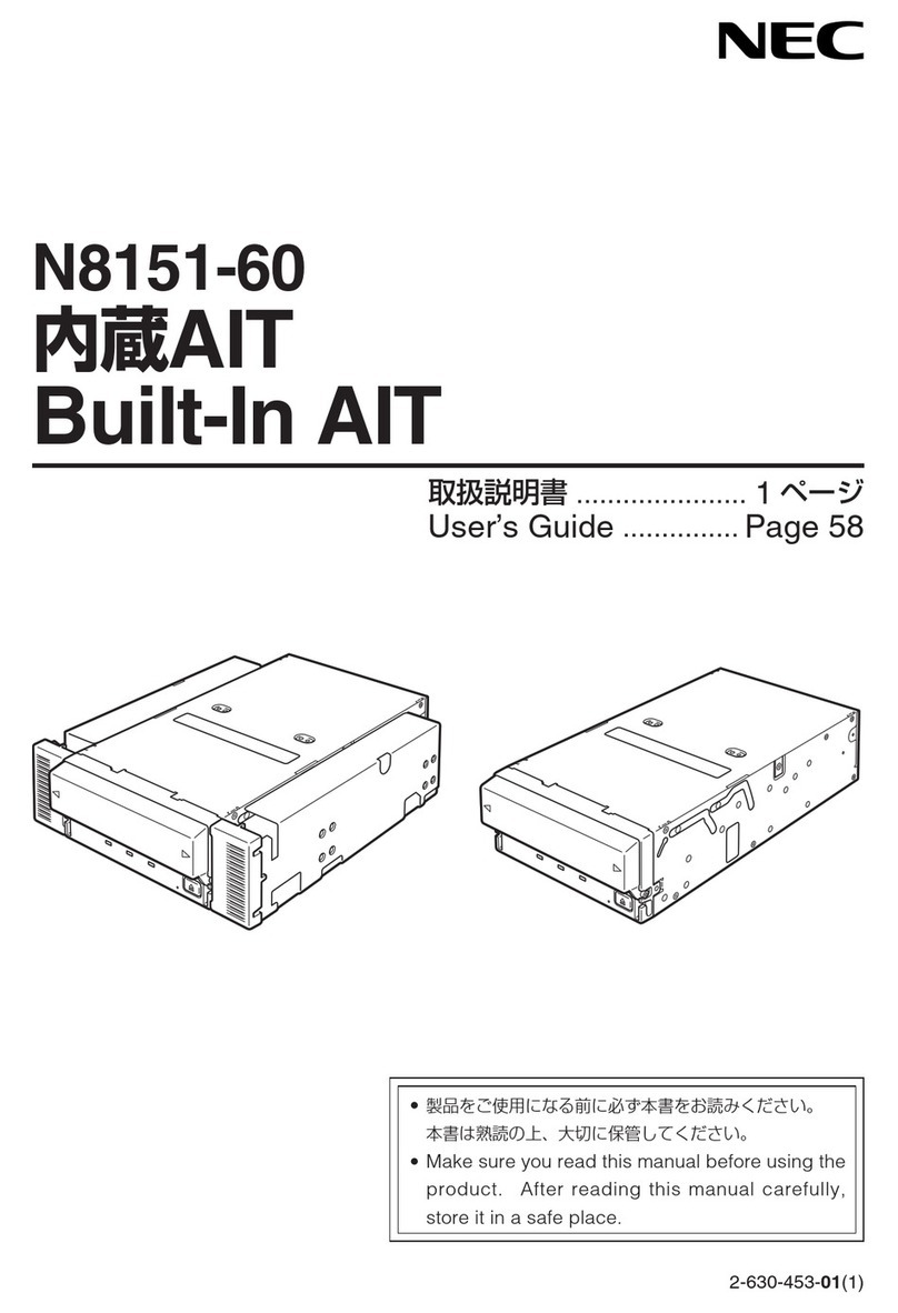 NEC N8151-60 User manual