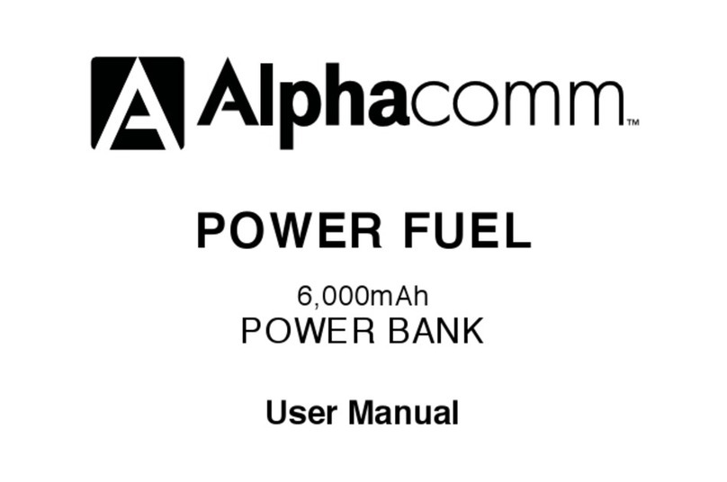 Alpha Comm Enterprises POWER FUEL user manual